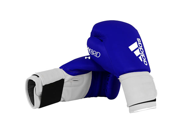 Adidas Hybrid 100 Boxing Gloves Box Fit Boxercise - Blue White